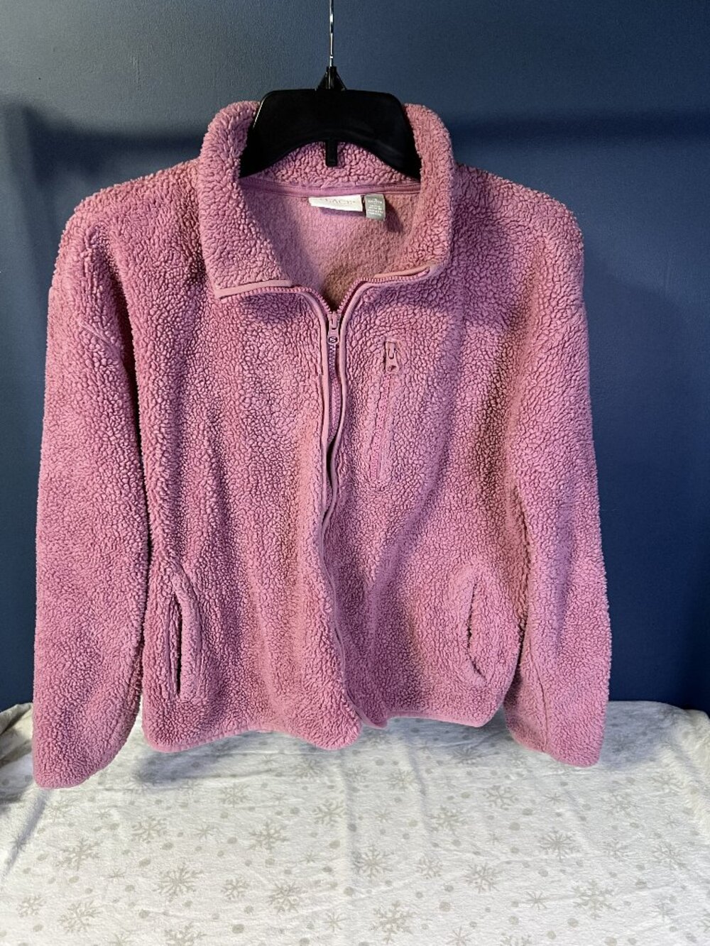 The Childrens Place Mauve/Dusty Pink Sherpa Fleece Girls Jacket 16(XXL-TTG)